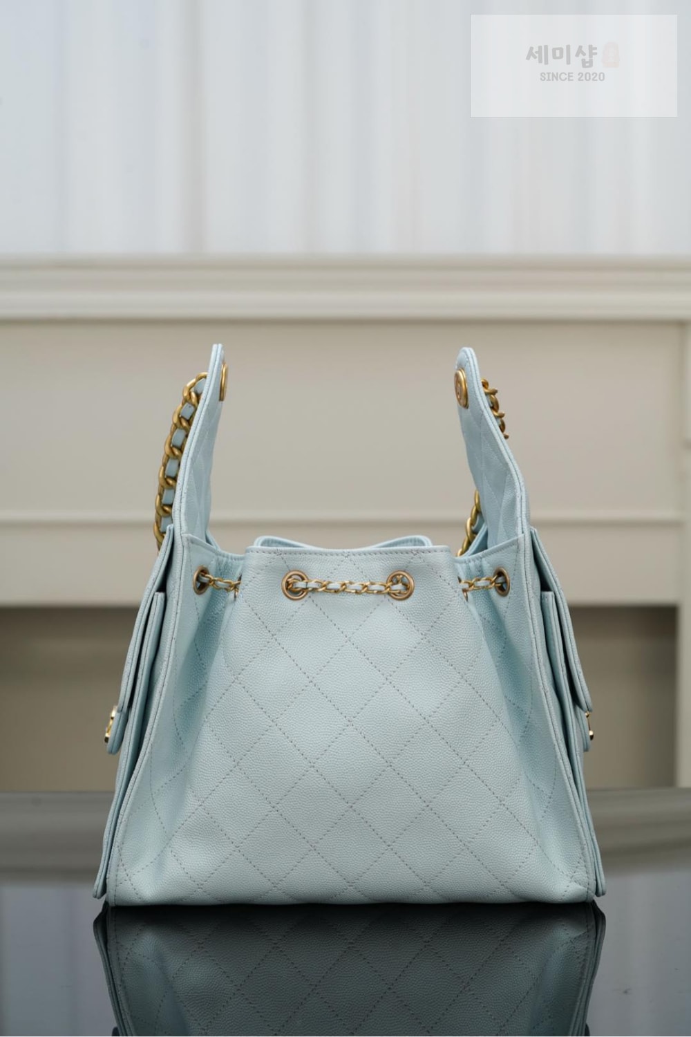 C H A N E L Chanel 25 Hobo Small 민트 Bag 8번 이미지