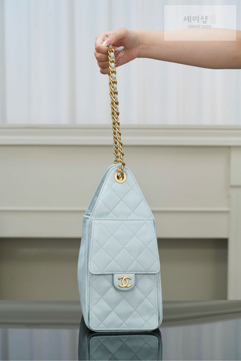 C H A N E L Chanel 25 Hobo Small 민트 Bag 4번 이미지