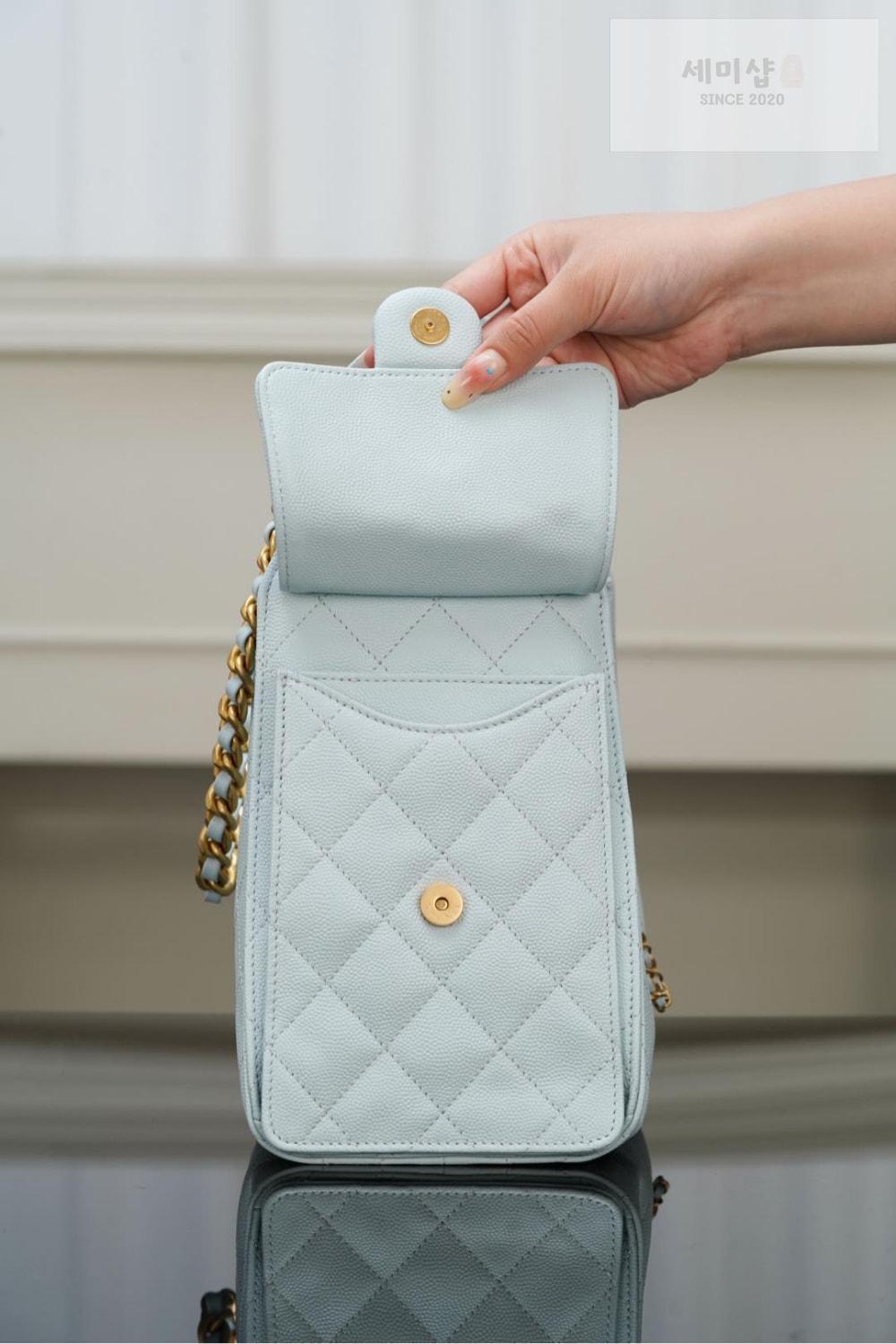 C H A N E L Chanel 25 Hobo Small 민트 Bag 6번 이미지