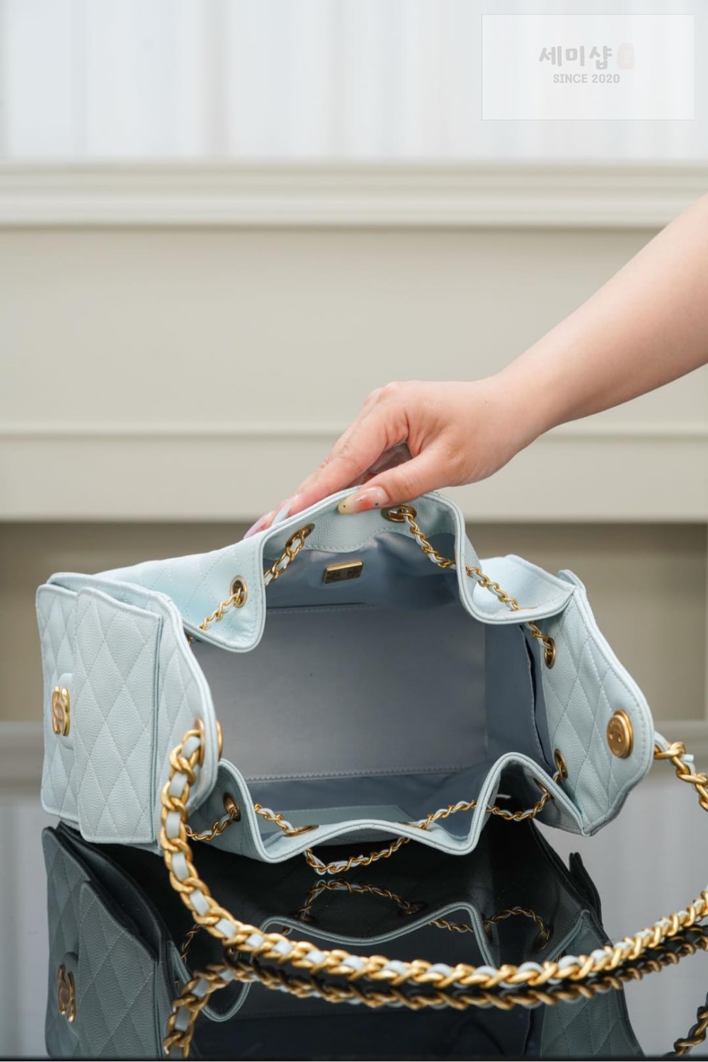C H A N E L Chanel 25 Hobo Small 민트 Bag 7번 이미지