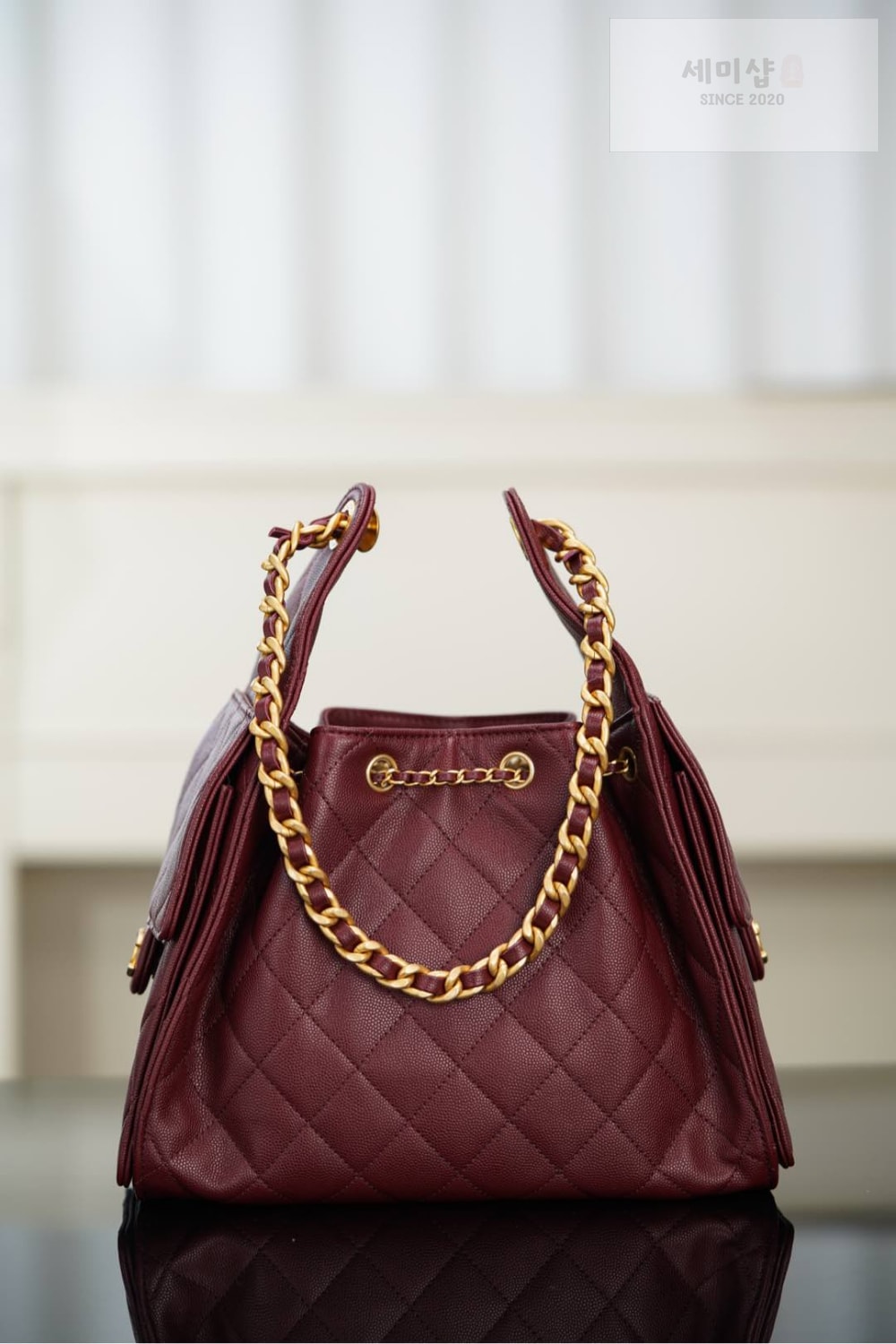 C H A N E L Chanel 25 Hobo Small 버건디 Bag 3번 이미지