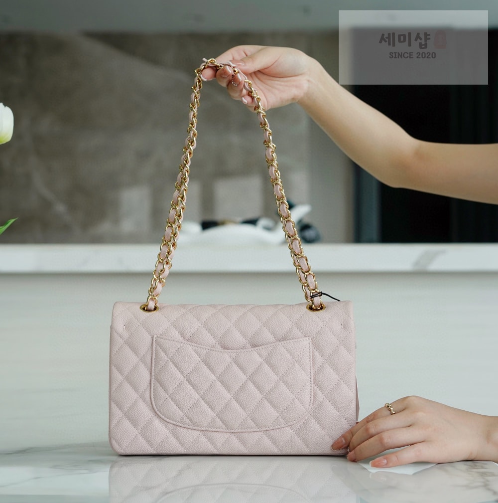 C H A N E L Chanel Classic Medium Caviar 파우더핑크 Bag 2번 이미지