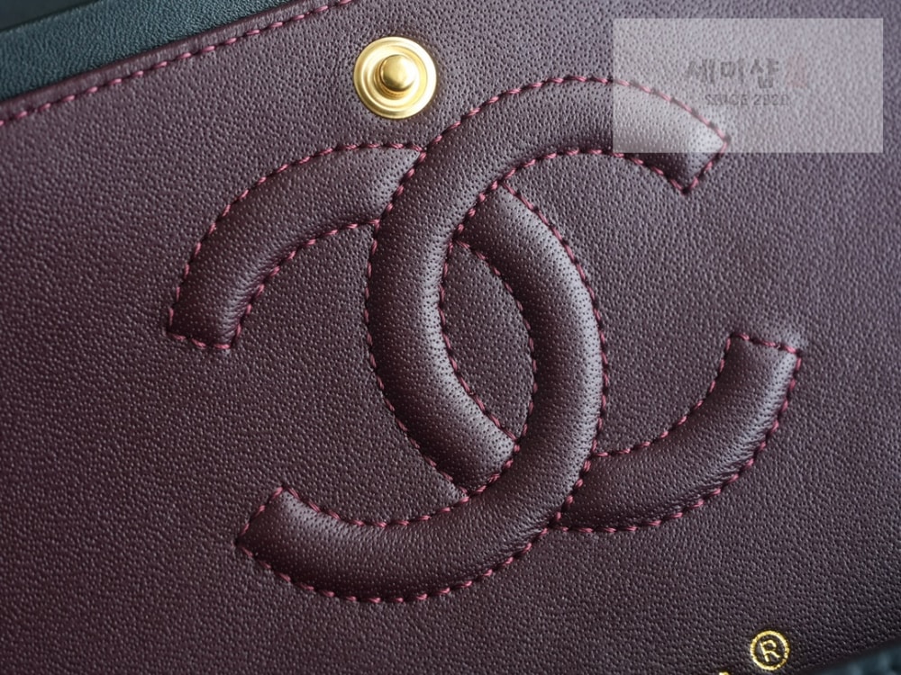 C H A N E L Chanel Classic Medium Lam 블랙 Bag 8번 이미지