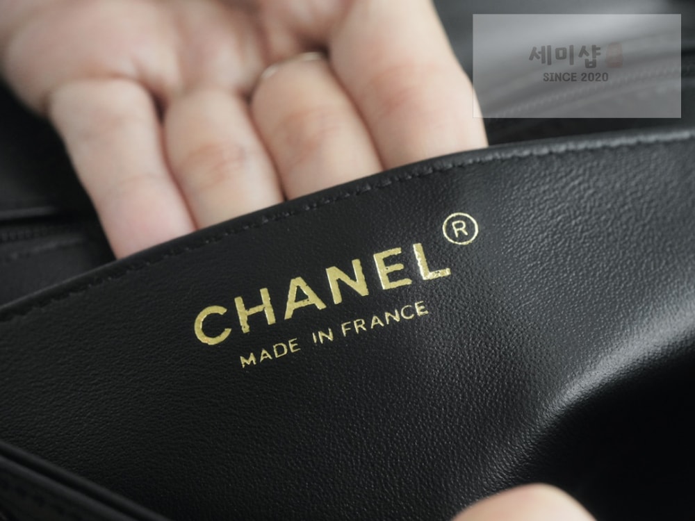 C H A N E L Chanel Classic New Mini Lam 블랙 Bag 8번 이미지