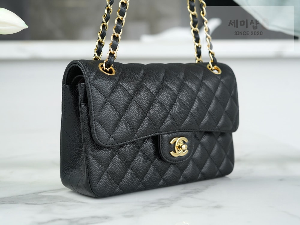 C H A N E L Chanel Classic Small Caviar 블랙 Bag 8번 이미지