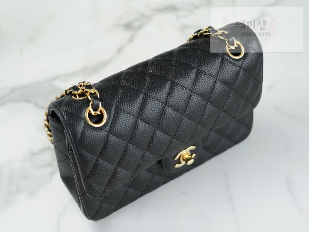 C H A N E L Chanel Classic Small Caviar 블랙 Bag 4번 이미지