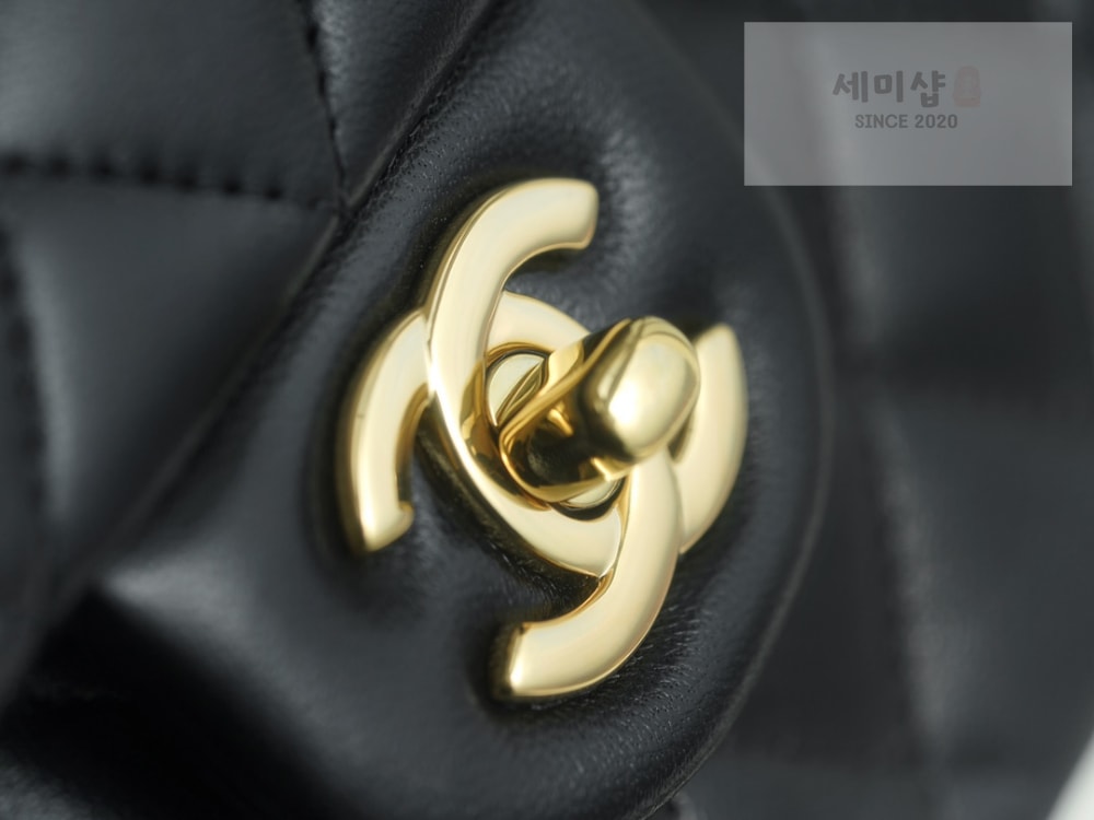 C H A N E L Chanel Classic Small Lam 블랙 Bag 8번 이미지