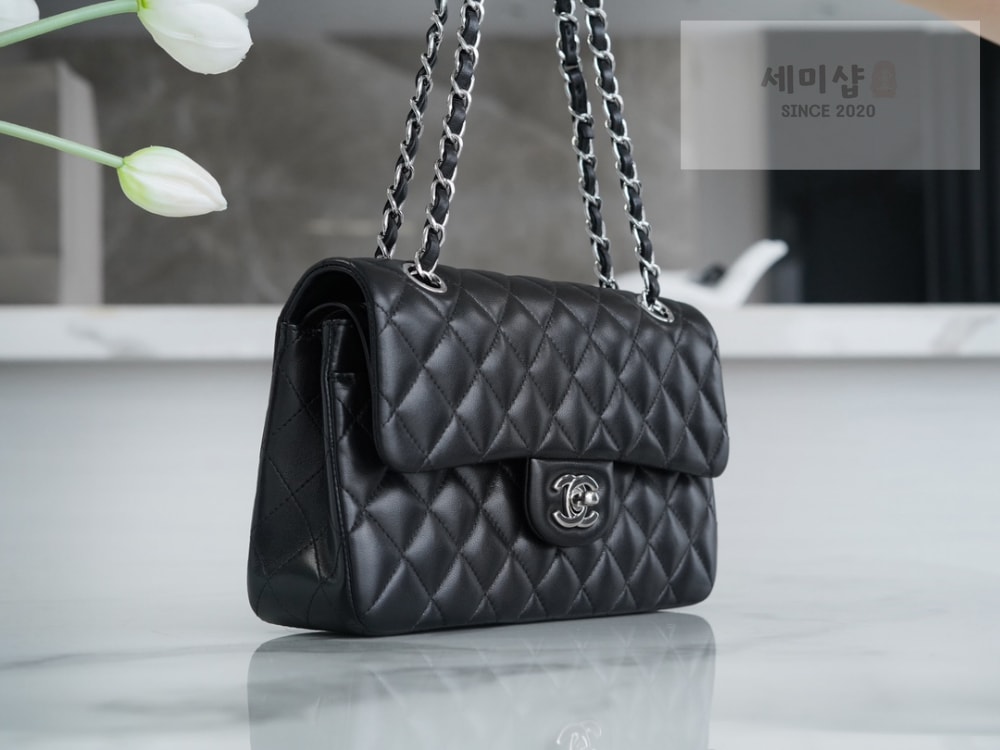 C H A N E L Chanel Classic Small Lam 블랙 Bag 2번 이미지