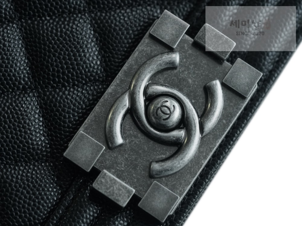 C H A N E L Chanel Le Boy Handbag 블랙 Bag 9번 이미지