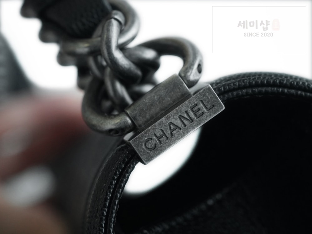 C H A N E L Chanel Le Boy Handbag 블랙 Bag 5번 이미지