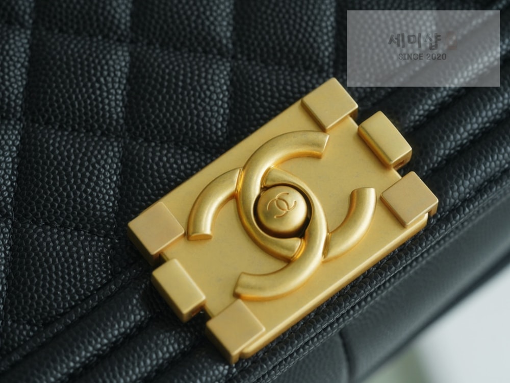 C H A N E L Chanel Le Boy Handbag 블랙 Bag 6번 이미지