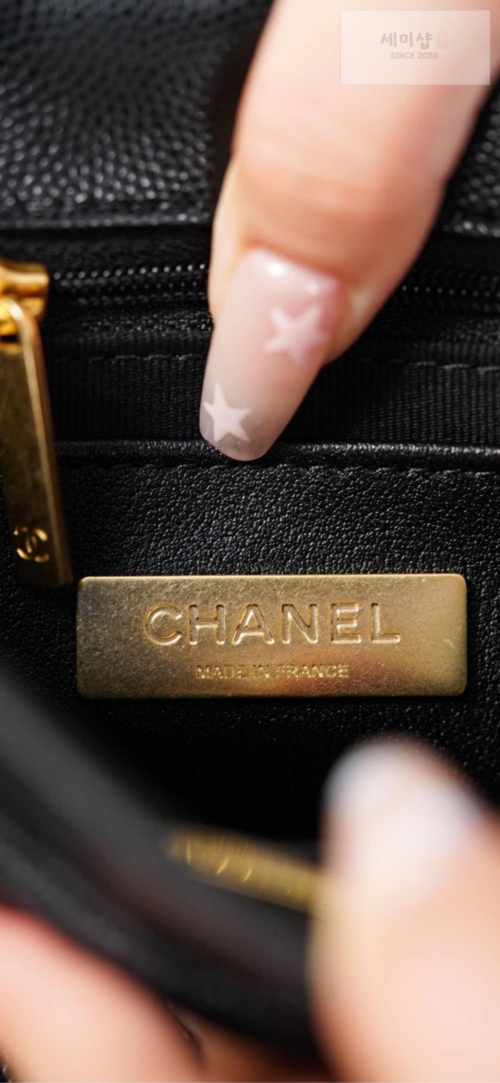 C H A N E L Chanel Small Backpack Caviar 블랙 Bag 11번 이미지