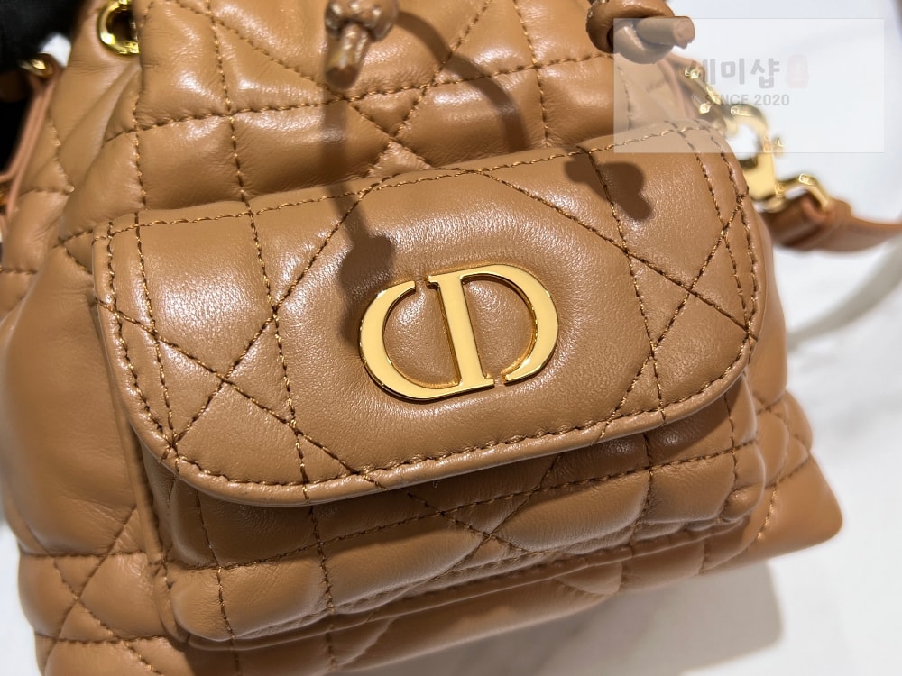 D I O R Dior Caro Nano Bucket Bag 4번 이미지