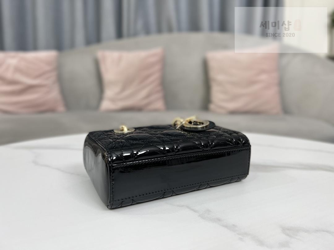D I O R Dior Lady D-Joy Patent Bag 3번 이미지