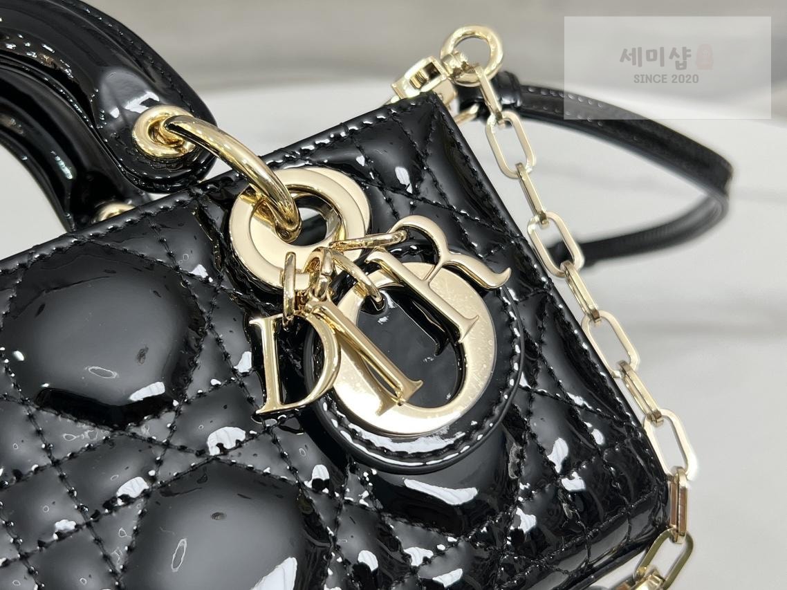 D I O R Dior Lady D-Joy Patent Bag 4번 이미지