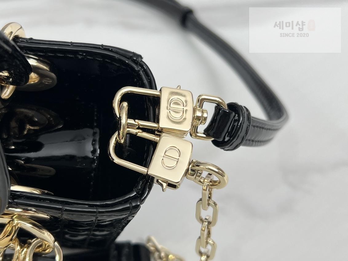 D I O R Dior Lady D-Joy Patent Bag 63번 이미지