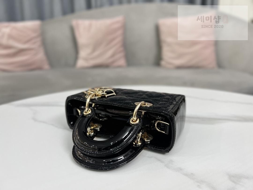 D I O R Dior Lady D-Joy Patent Bag 5번 이미지