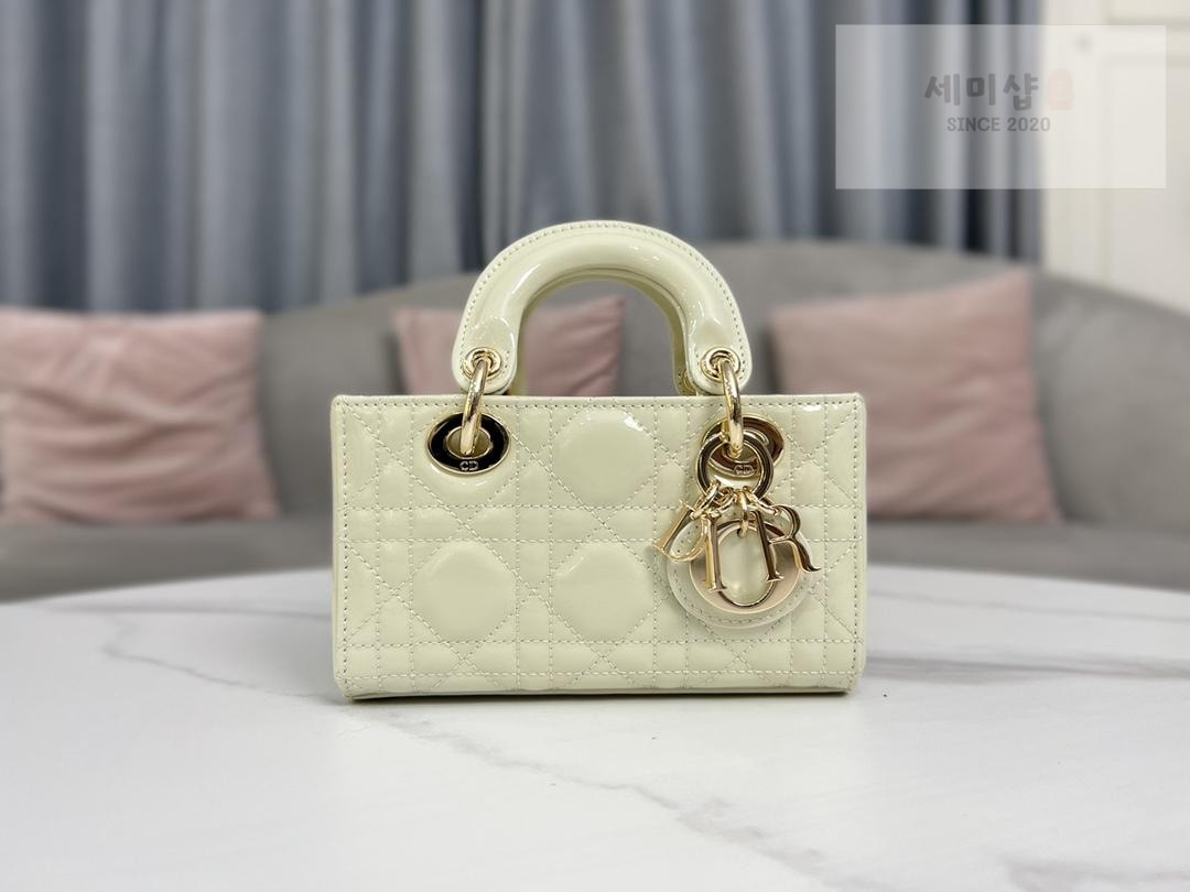 D I O R Dior Lady D-Joy Patent Bag 7번 이미지