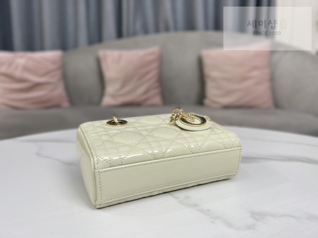 D I O R Dior Lady D-Joy Patent Bag 9번 이미지