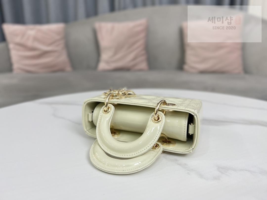 D I O R Dior Lady D-Joy Patent Bag 12번 이미지
