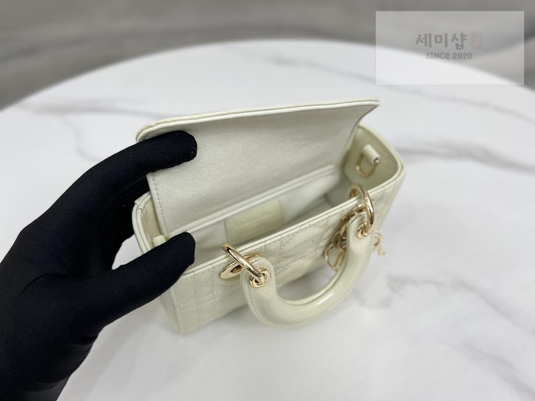 D I O R Dior Lady D-Joy Patent Bag 13번 이미지