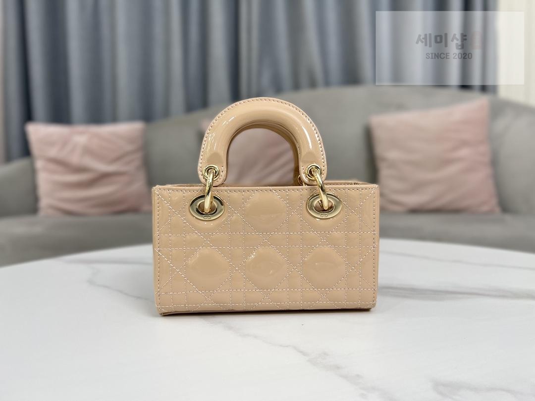 D I O R Dior Lady D-Joy Patent Bag 66번 이미지