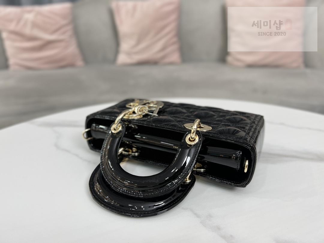 D I O R Dior Lady D-Joy Patent Bag 25번 이미지