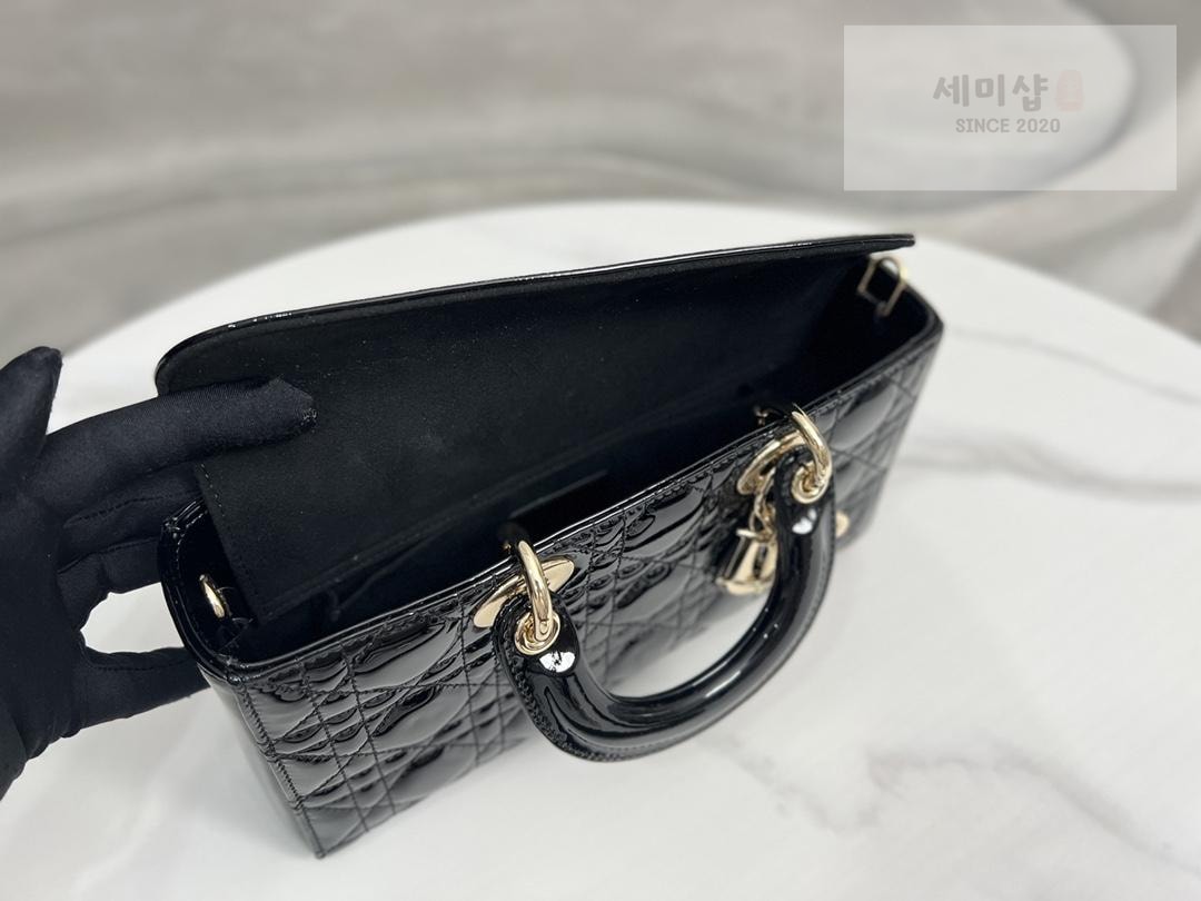 D I O R Dior Lady D-Joy Patent Bag 46번 이미지