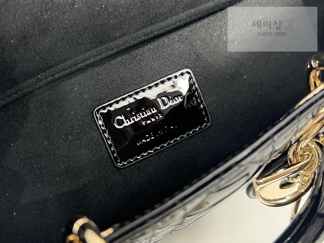 D I O R Dior Lady D-Joy Patent Bag 47번 이미지