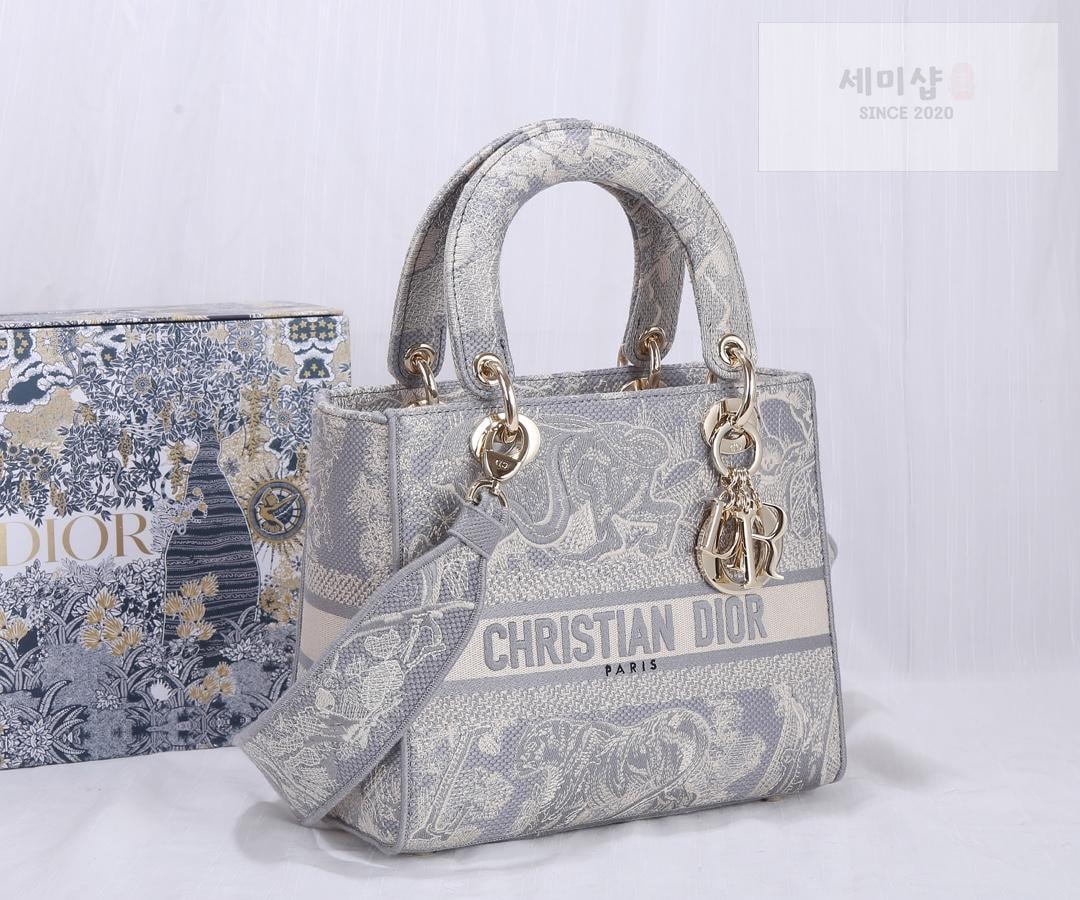 D I O R Dior Lady D-Lite Medium Bag 27번 이미지