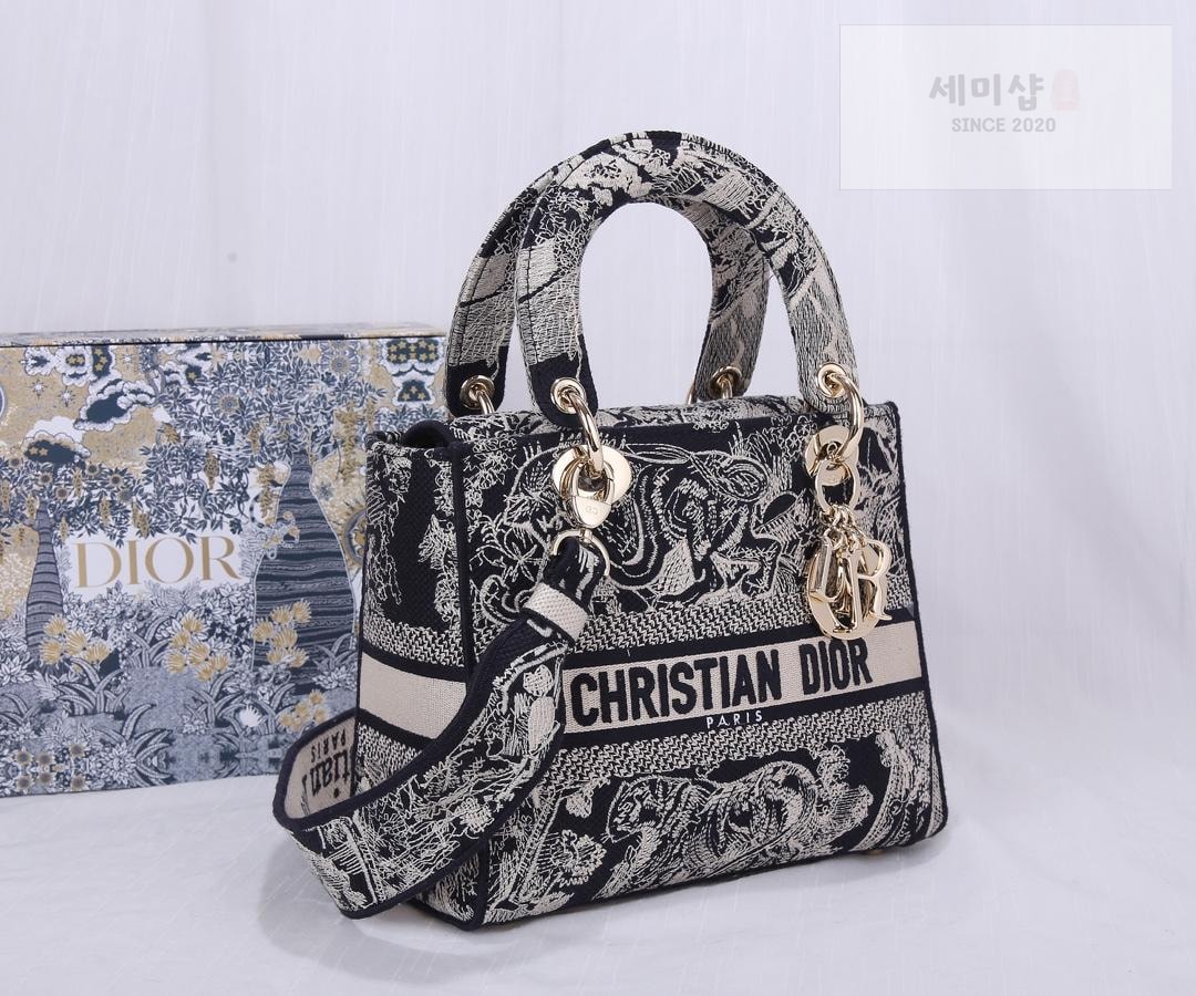 D I O R Dior Lady D-Lite Medium Bag 18번 이미지