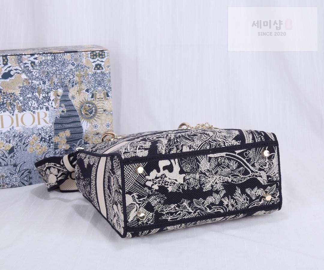 D I O R Dior Lady D-Lite Medium Bag 19번 이미지