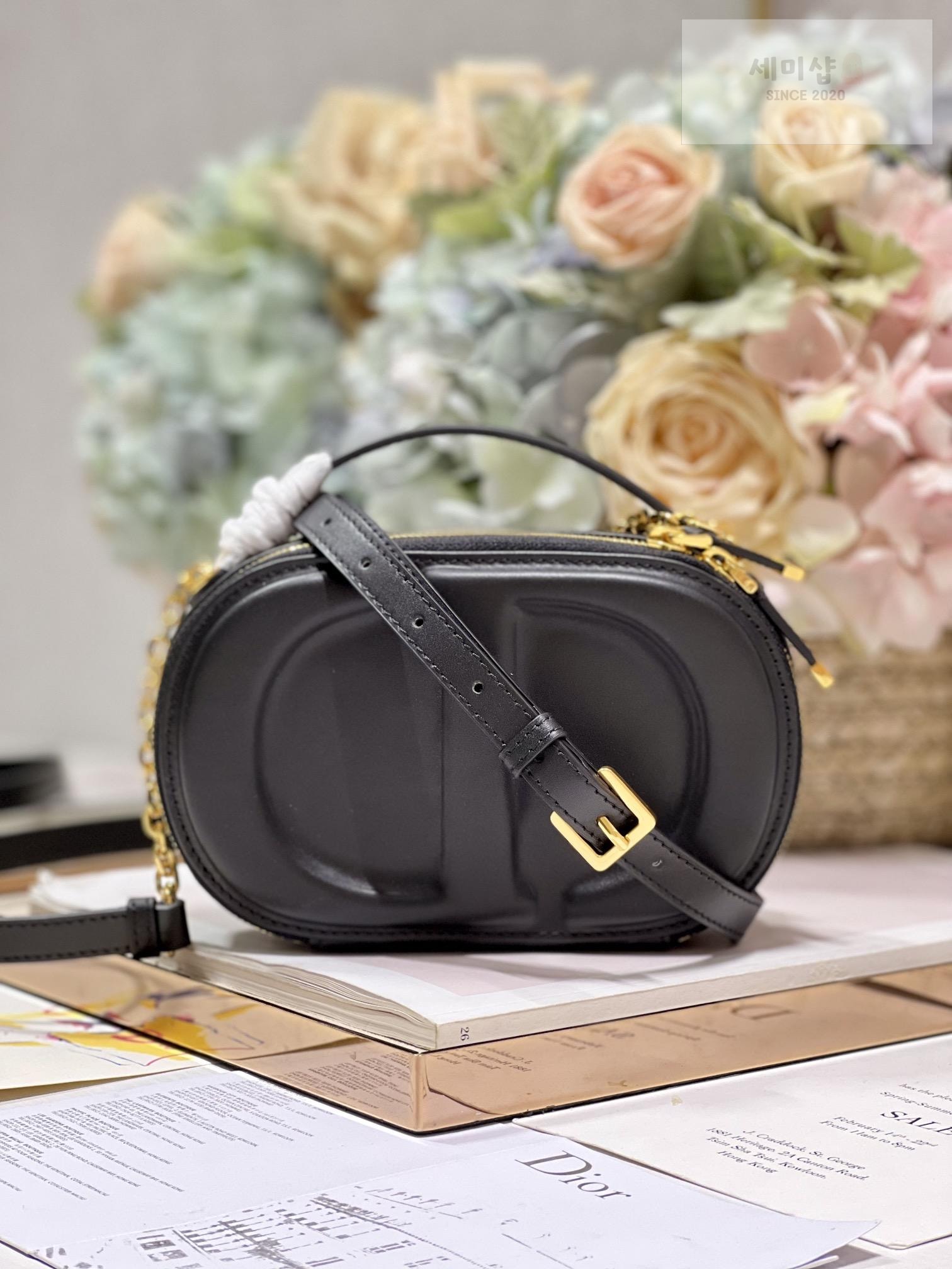 D I O R Dior Signature Oval Camera Bag 1번 이미지