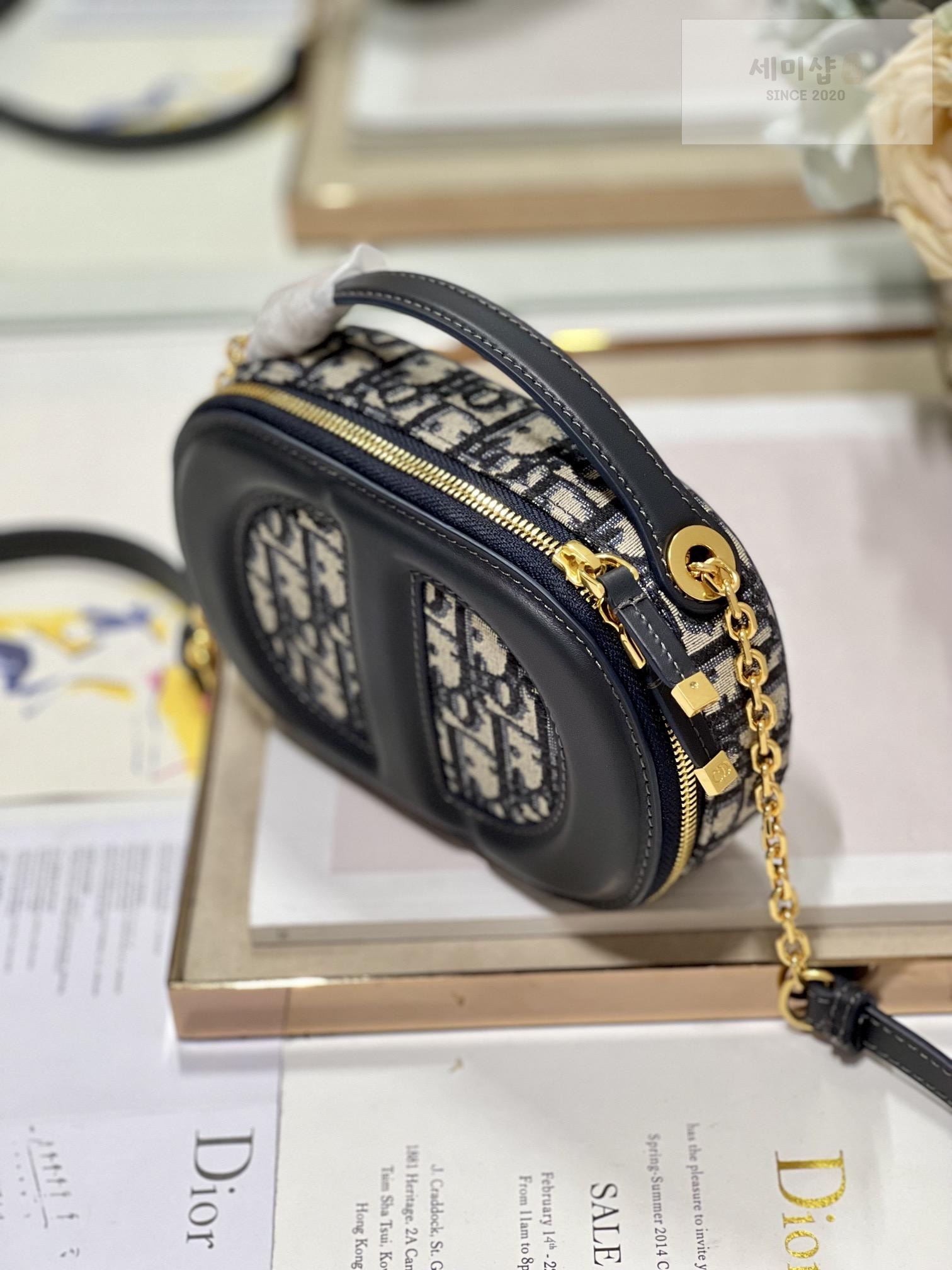 D I O R Dior Signature Oval Camera Bag 17번 이미지