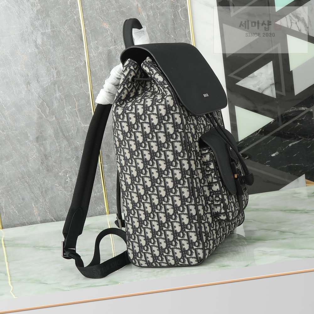 D I O R Saddle Backpack With Flap Bag 3번 이미지
