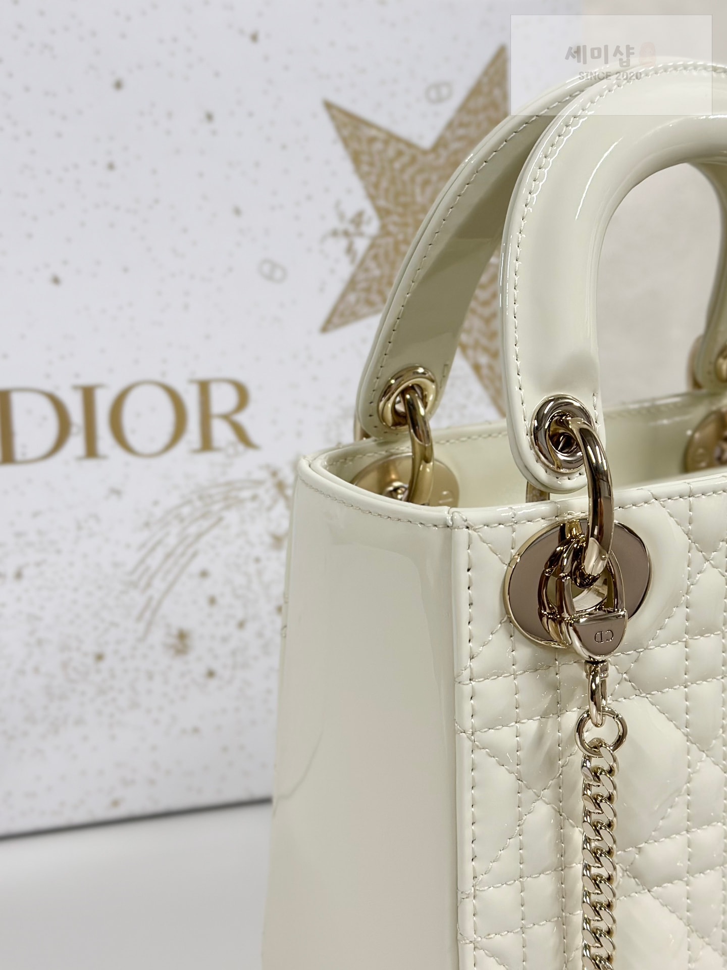 D I O R 디올 페이던트 미니 레이디백 라떼 Bag 5번 이미지