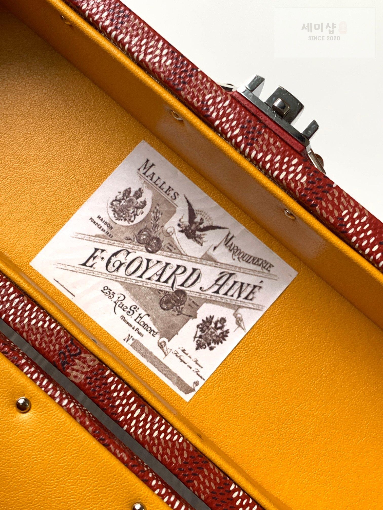 G O Y A R D Goyard Cassette Trunk Bag 20번 이미지
