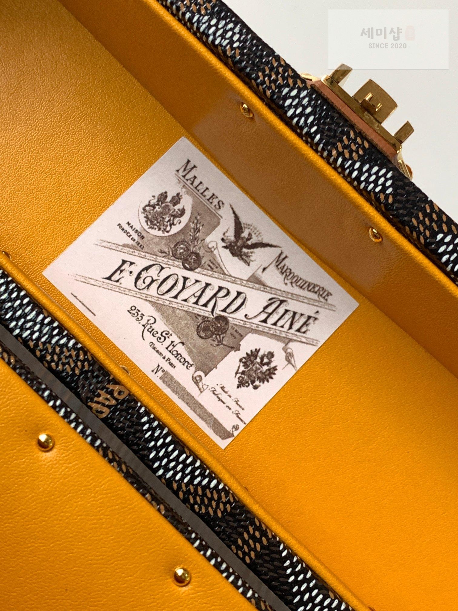 G O Y A R D Goyard Cassette Trunk Bag 48번 이미지