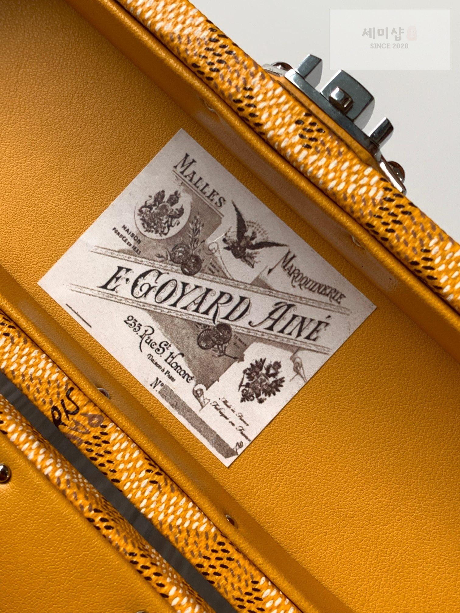 G O Y A R D Goyard Cassette Trunk Bag 63번 이미지