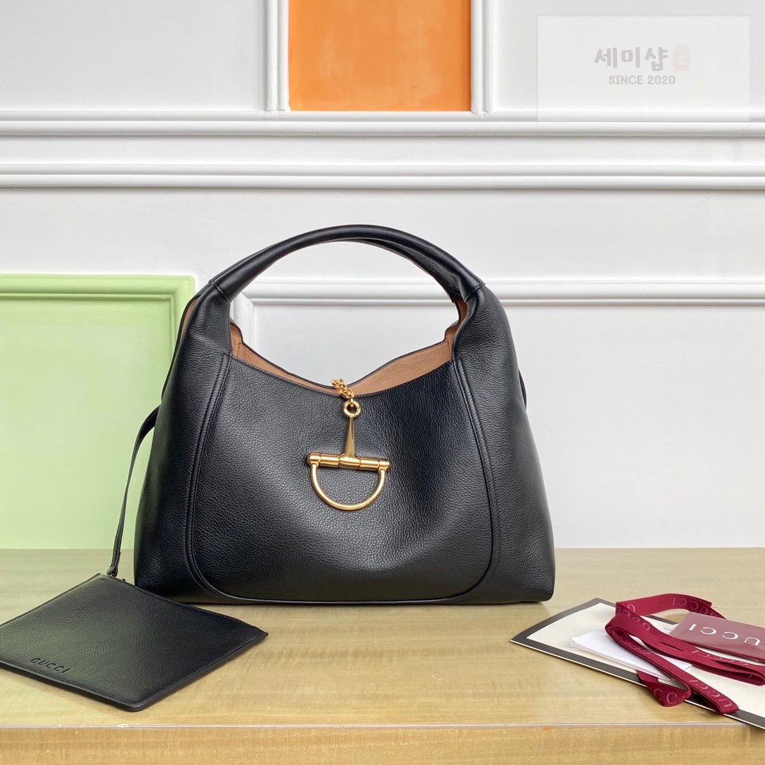 Gucci 구찌 소프트비트 맥시 숄더백 블랙 Bag 1번 이미지
