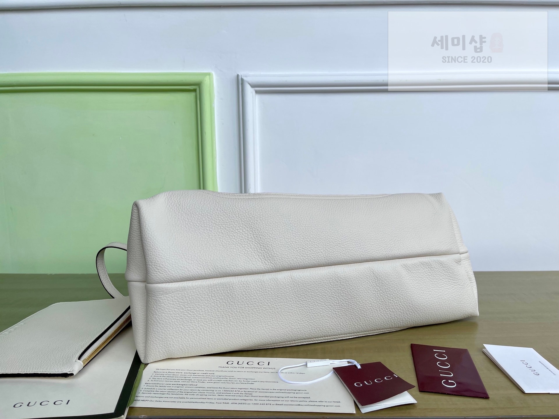 Gucci 구찌 소프트비트 맥시 숄더백 화이트 Bag 4번 이미지