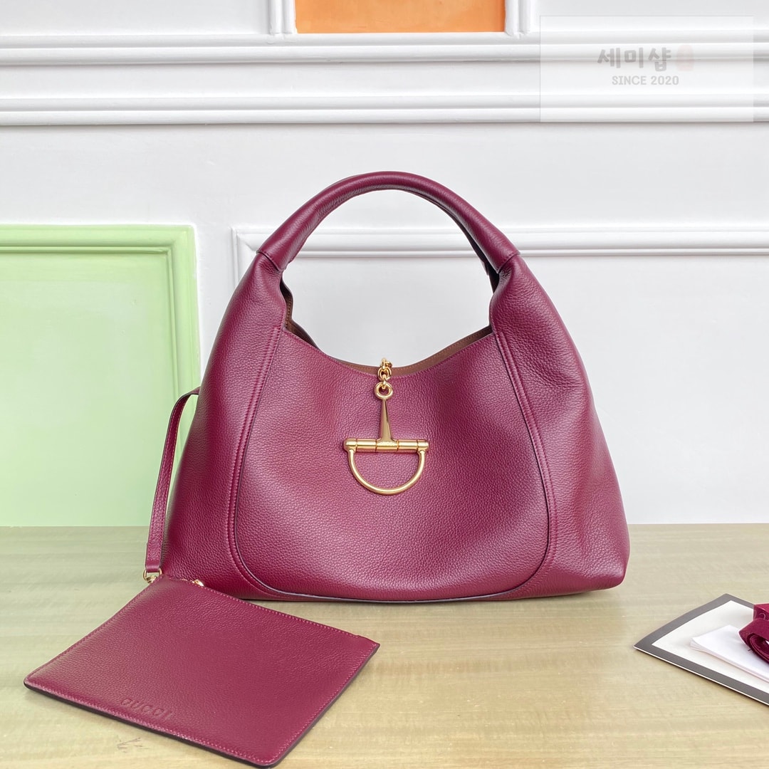 Gucci 구찌 소프트비트 맥시 숄더백 로소 앙코르 ( 버건디 ) Bag 1번 이미지