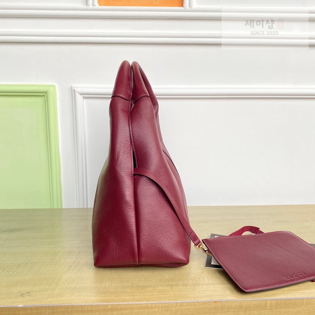 Gucci 구찌 소프트비트 맥시 숄더백 로소 앙코르 ( 버건디 ) Bag 3번 이미지