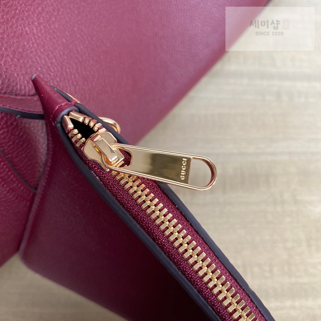 Gucci 구찌 소프트비트 맥시 숄더백 로소 앙코르 ( 버건디 ) Bag 7번 이미지