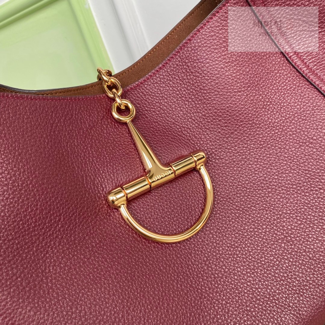 Gucci 구찌 소프트비트 맥시 숄더백 로소 앙코르 ( 버건디 ) Bag 9번 이미지