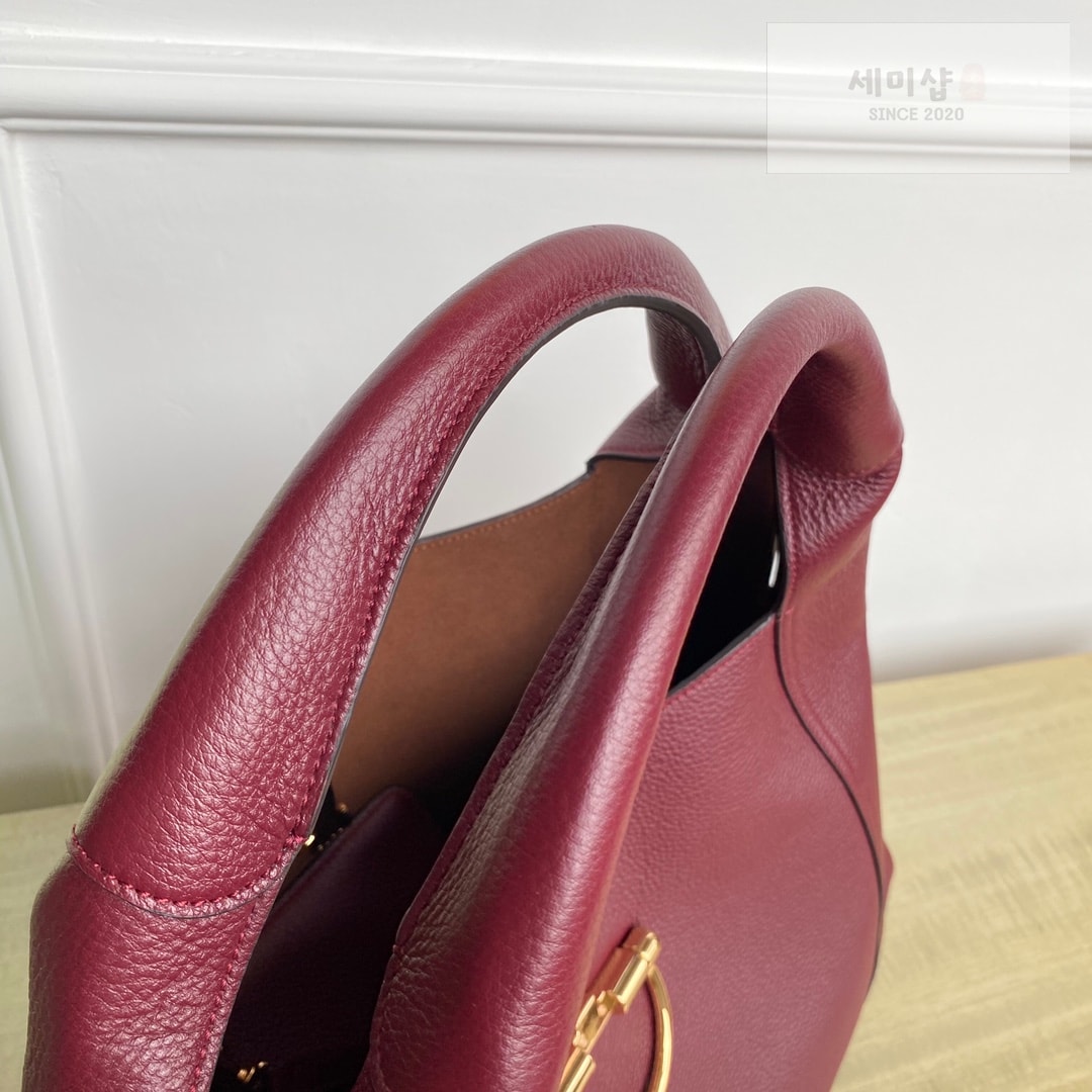 Gucci 구찌 소프트비트 맥시 숄더백 로소 앙코르 ( 버건디 ) Bag 12번 이미지