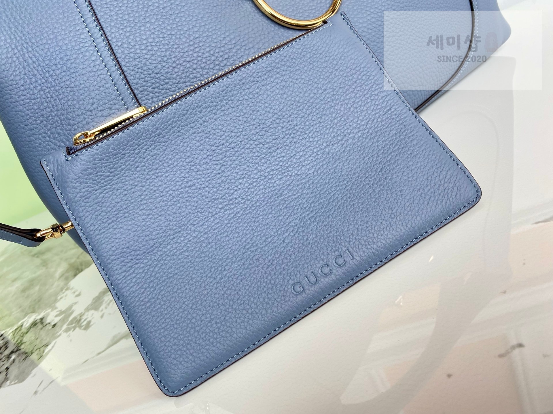 Gucci 구찌 소프트비트 맥시 숄더백 라이트 블루 Bag 2번 이미지