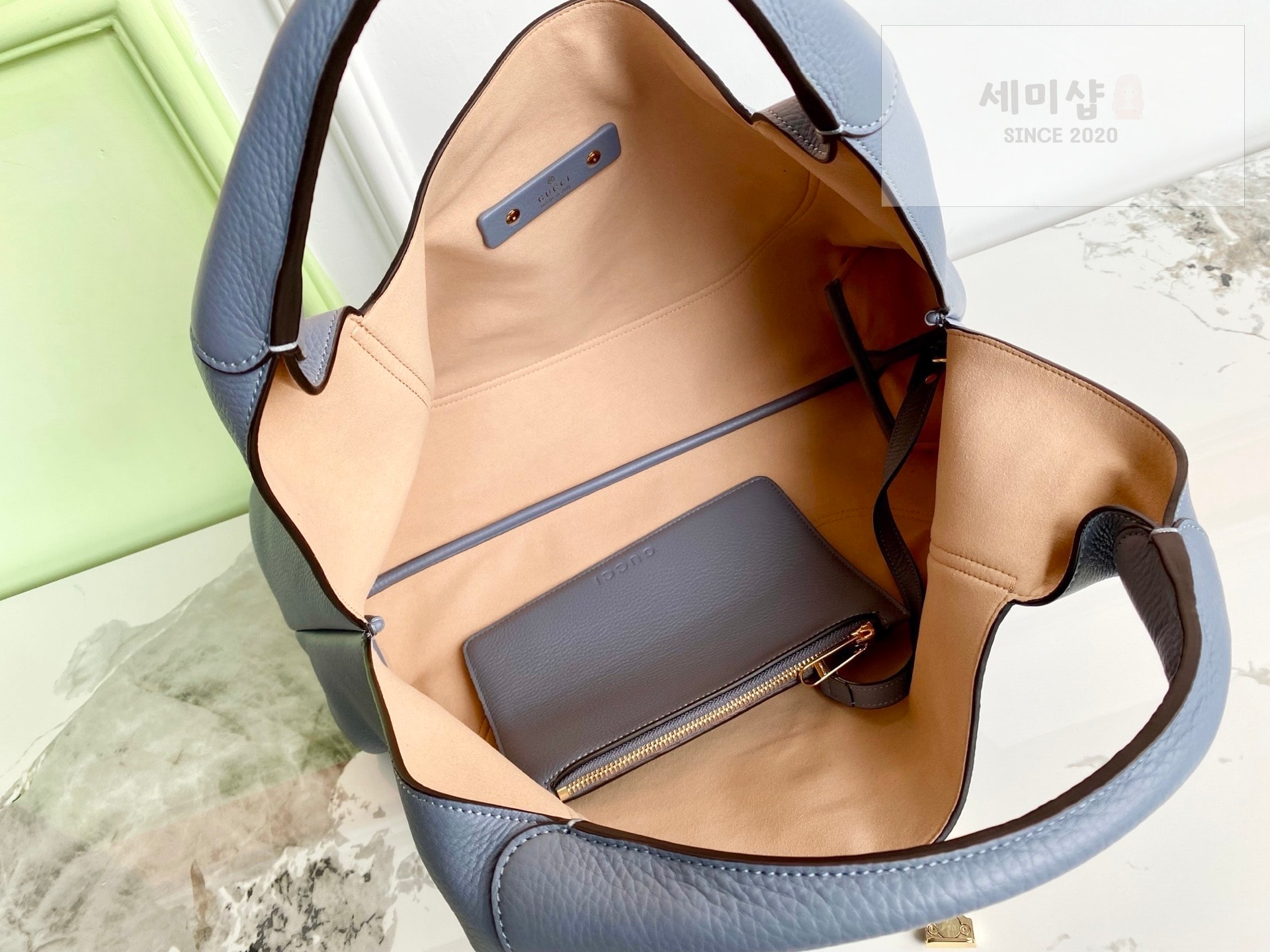 Gucci 구찌 소프트비트 맥시 숄더백 라이트 블루 Bag 1번 이미지