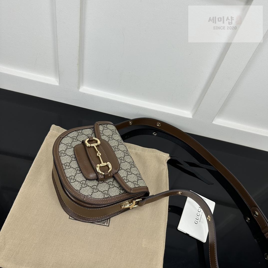 Gucci Gucci Horsebit 1955 Round Mini Bag 4번 이미지