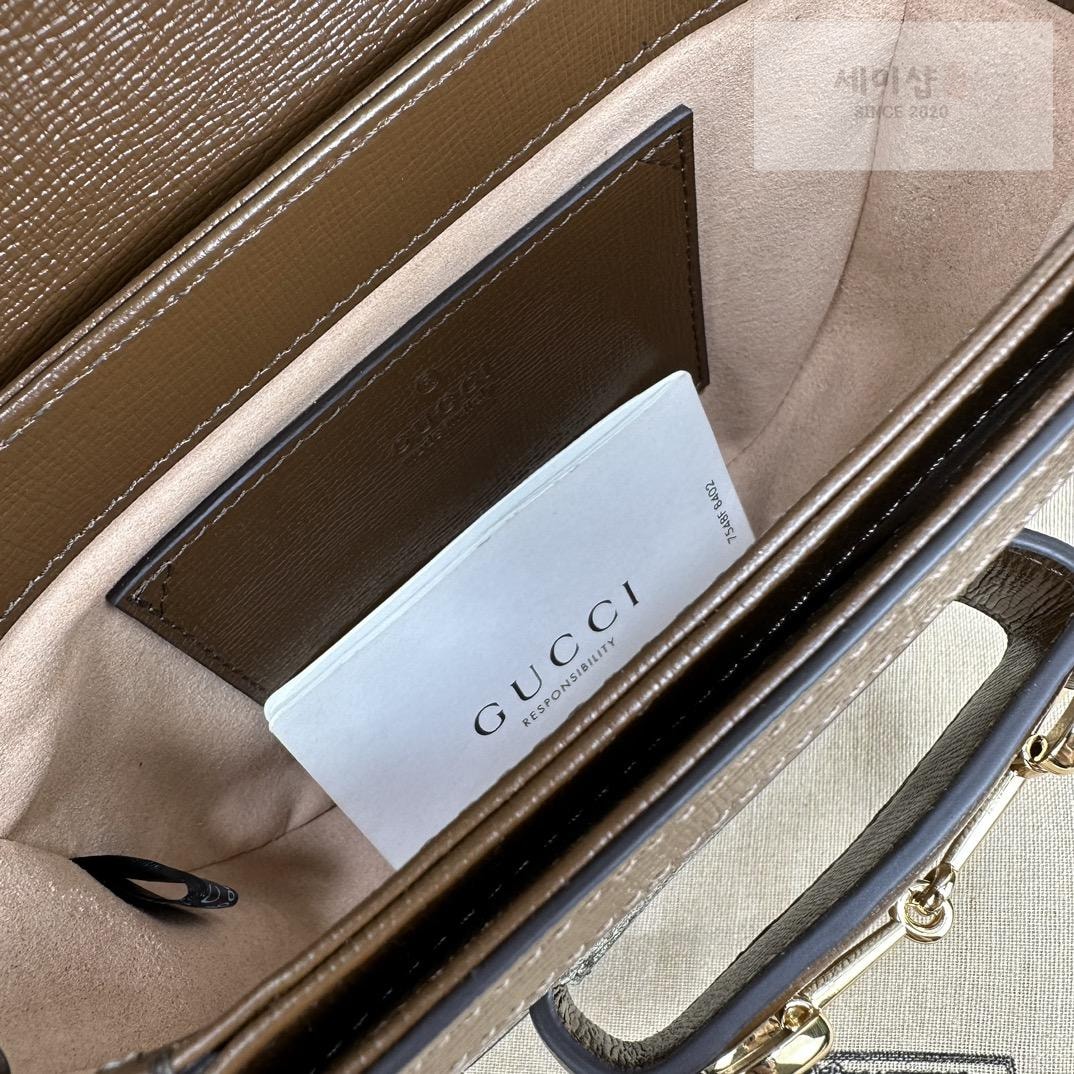 Gucci Gucci Horsebit 1955 Round Mini Bag 34번 이미지